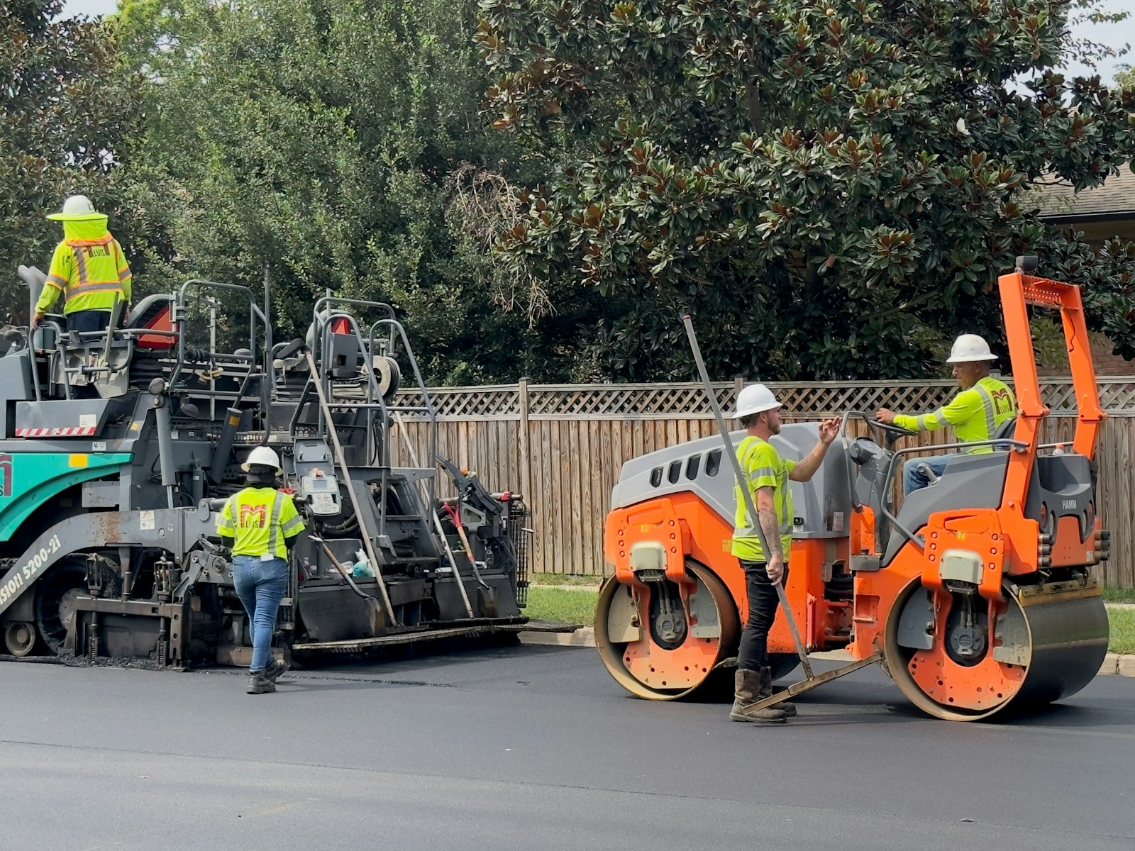 Crew at work on a commercial property, the subject of our commercial property maintenance guides